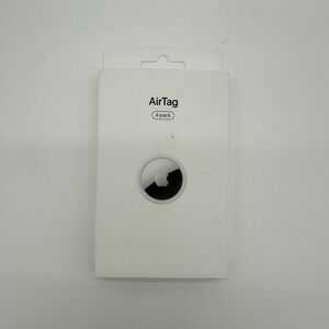 Apple AirTag 4 Pack White Silver Bluetooth Item Tracker MX542AM/A A2187 New